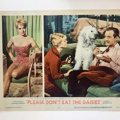 Please Don't Eat the Daisies original 1960 vintage lobby card