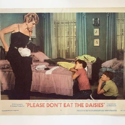 Please Don't Eat the Daisies original 1960 vintage lobby card
