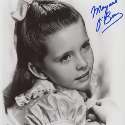 Margaret O'Brien signed photo