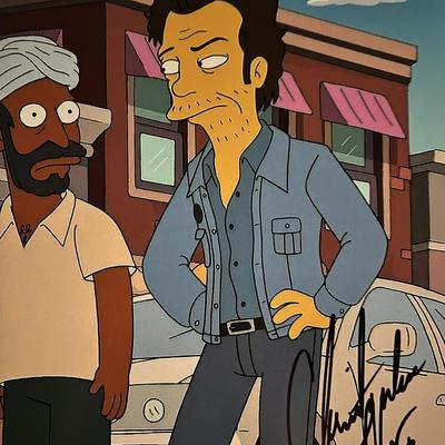 The Simpsons Christopher Lloyd signed photo