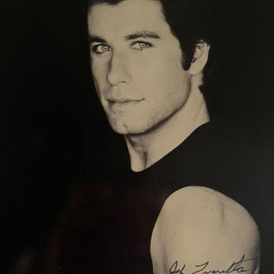 John Travolta signed photo