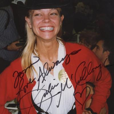 Julie McCullough signed photo