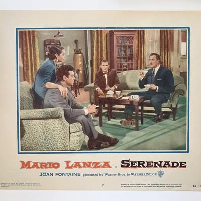 Serenade original 1956 vintage lobby card