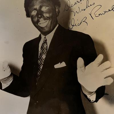 Dick Powell signed photo