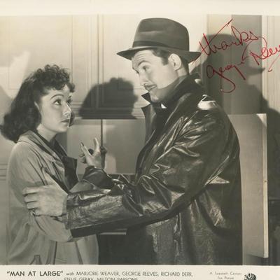 Superman George Reeves signed photo