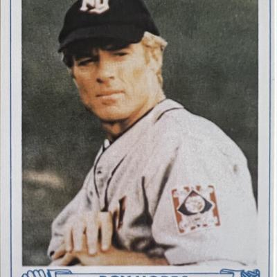 The Natural Robert Redford Roy Hobbs baseball card