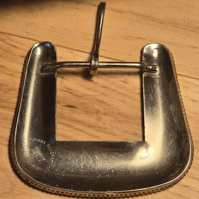 German Silver Belt Buckle