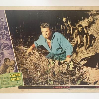 Canyon Passage original 1946 vintage lobby card