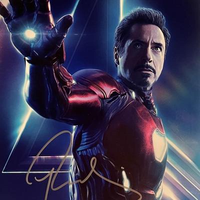 Iron Man Robert Downey Jr. signed photo