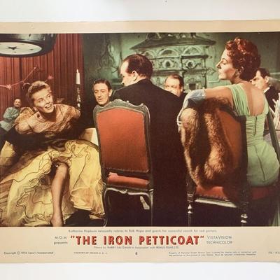 The Iron Petticoat original 1956 vintage lobby card