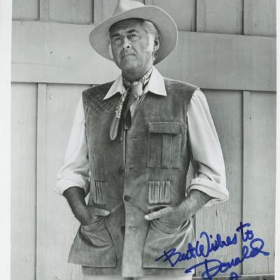 Stewart Granger signed photo