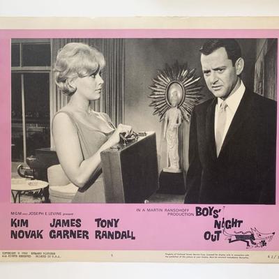 Boys Night Out original 1962 vintage lobby card