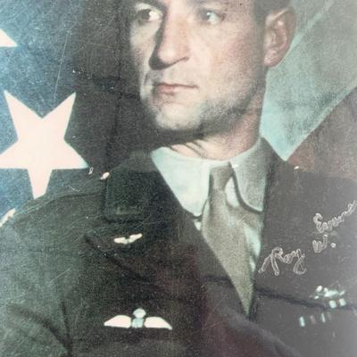 WWII Roy W. Evans Signed Photo