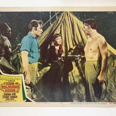 King Solomon's Mines original 1950 vintage lobby card
