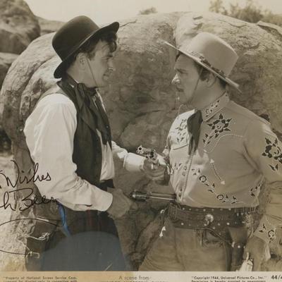 Noah Beery signed movie photo