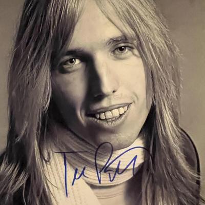 Tom Petty signed photo