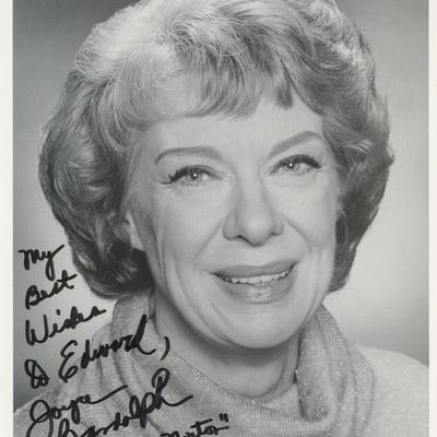 The Honeymooners Joyce Randolph signed photo