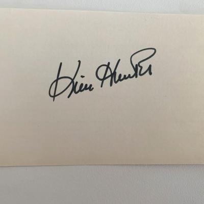 A Streetcar Named Desire Kim Hunter signature cut