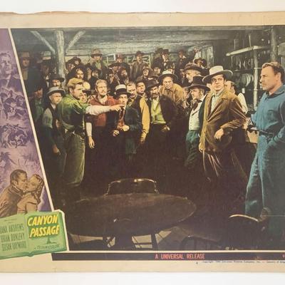 Canyon Passage original 1946 vintage lobby card