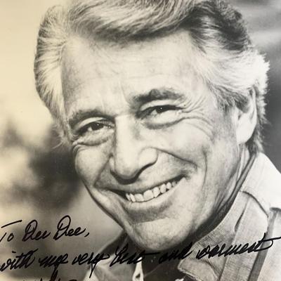 Efrem Zimbalist Jr. signed photo