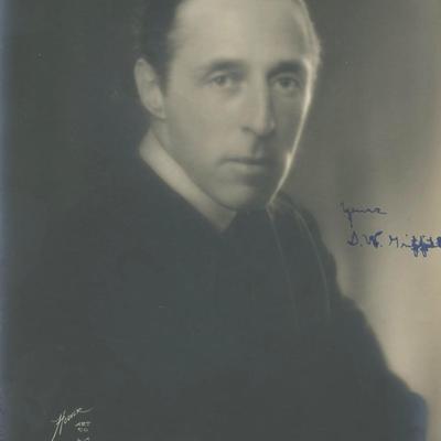 D.W. Griffith signed photo. GFA Authenticated