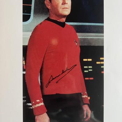 Star Trek James Doohan signed photo. GFA authenticated. 8x10 inches