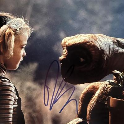 E.T. Drew Barrymore signed photo