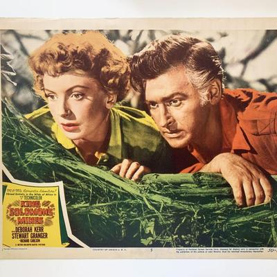 King Solomon's Mines original 1950 vintage lobby card