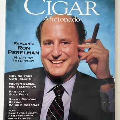 Cigar Aficionado Ron Perlman  edition - 1995