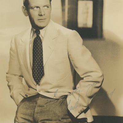 Charles Bickford signed photo. 