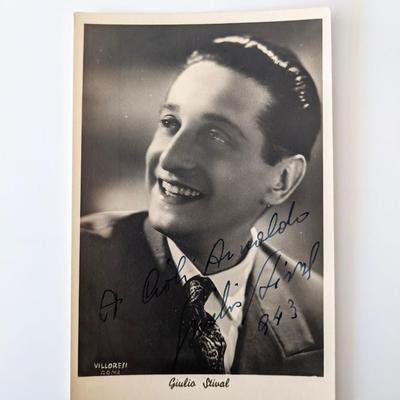 Giulio Stival signed photo