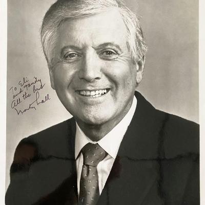 Lets Make A Deal Monty Hall signed photo