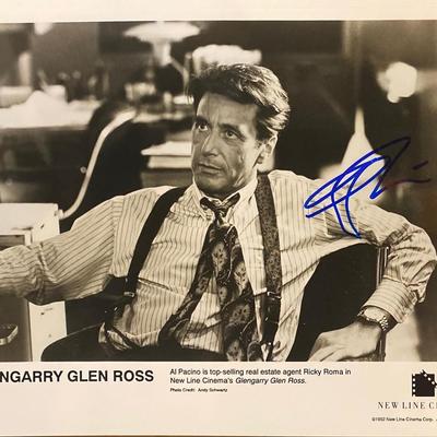 Glengarry Glen Ross Al Pacino signed movie photo. GFA Authenticated