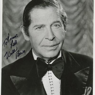 Milton Berle signed photo