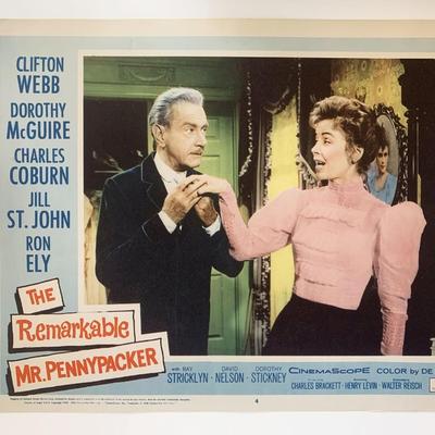 The Remarkable Mr. Pennypacker original 1959 vintage lobby card