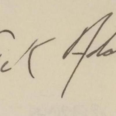 Nick Adams signature cut