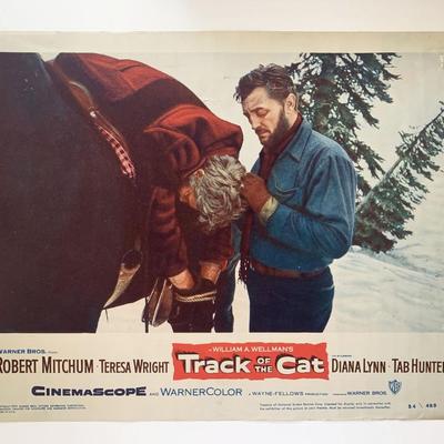 Track of the Cat original 1954 vintage lobby card