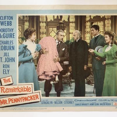 The Remarkable Mr. Pennypacker original 1959 vintage lobby card