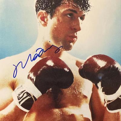 Raging Bull Robert De Niro Signed Movie Photo
