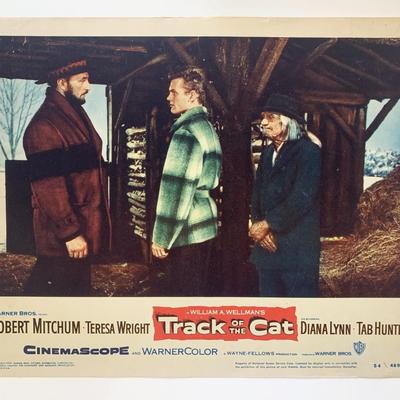 Track of the Cat original 1954 vintage lobby card
