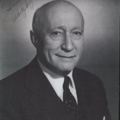 Adolph Zukor signed baggage declaration