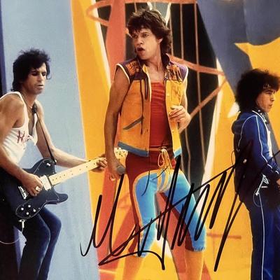 Rolling Stones Mick Jagger signed photo