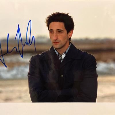 Adrien Brody signed photo