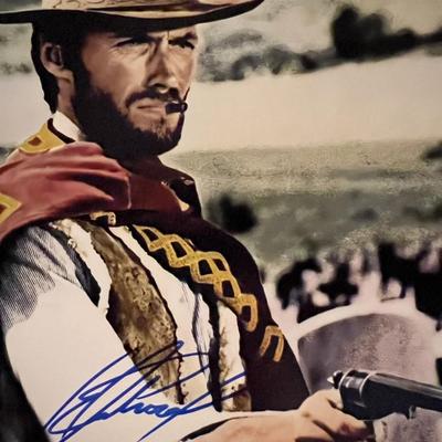 Clint Eastwood signed photo