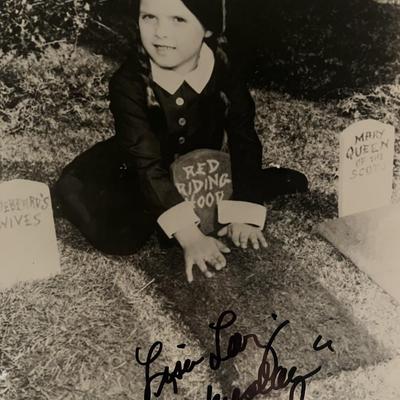 The Addams Family Lisa Loring signed photo