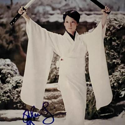 Kill Bill Lucy Liu signed photo