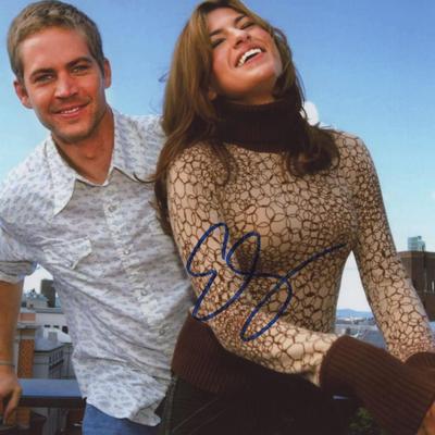 Eva Mendes signed photo