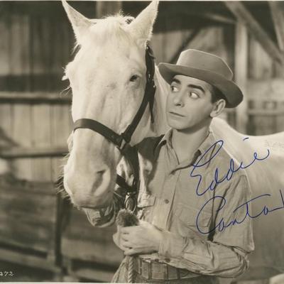 Eddie Cantor signed movie photo