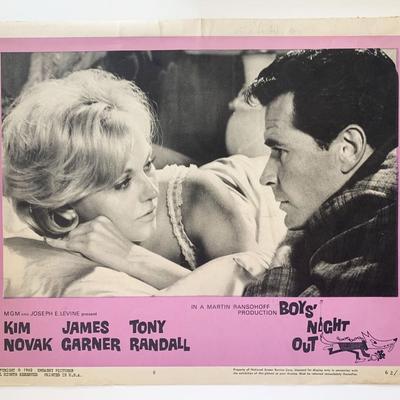 Boys Night Out original 1962 vintage lobby card