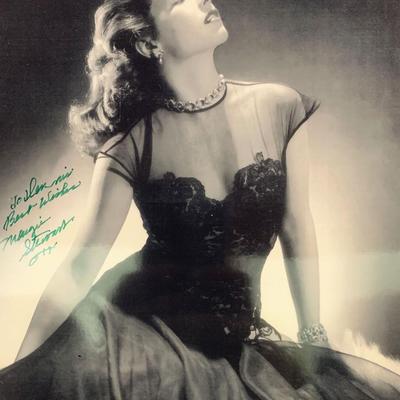 American Army Poster Girl Margie Stewart signed photo